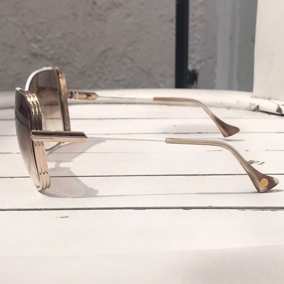 DITA White/Rose Gold Mariposa Sunglasses - Picture 4 of 7